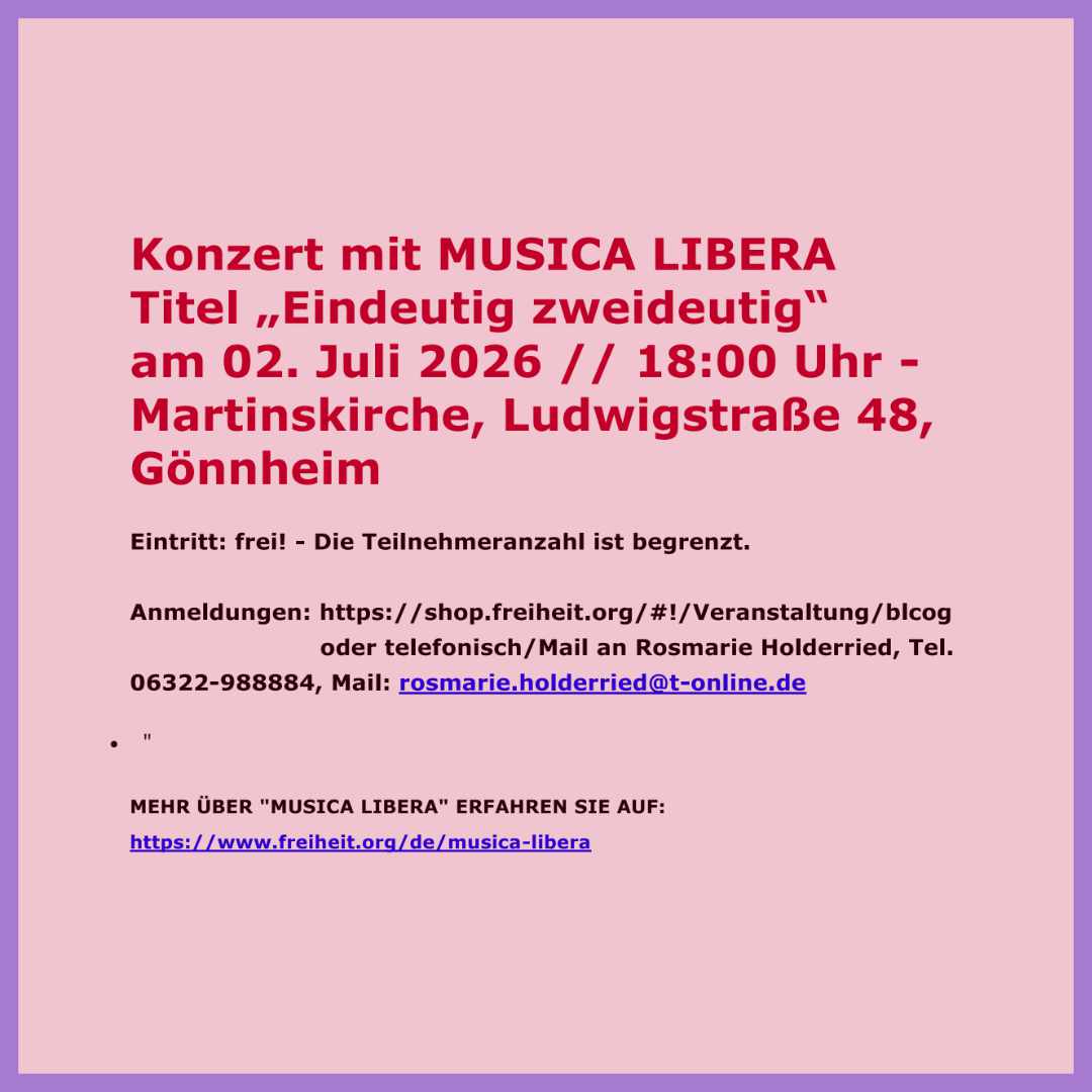 Konzert an den Weintagen